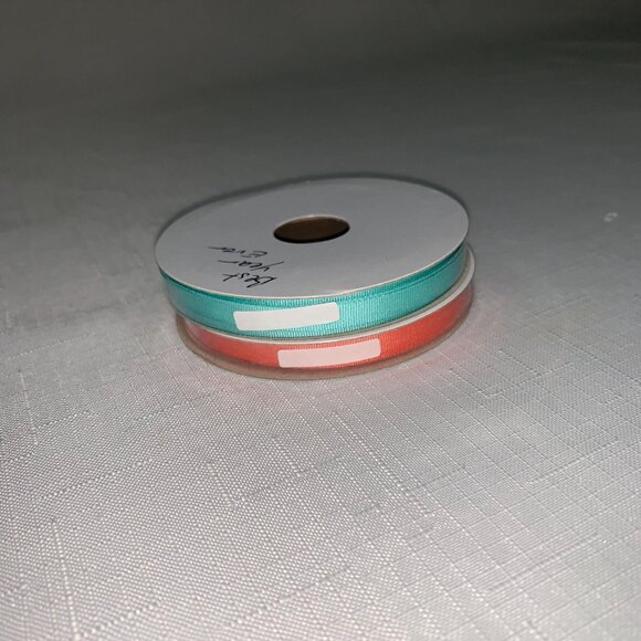 Rare Retired Stampin Up Pool Party Calypso Coral Ribbon Crafting Scrapbook Card - Picture 2 of 6